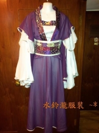  古裝 戲服 舞台 角色扮演cospaly~水鈴瀧**原創設計【映雪】 紫色款.
