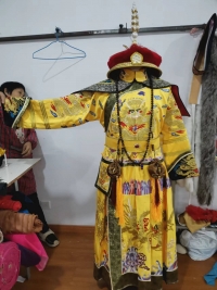 [清朝皇帝皇后朝服]漢服古裝表演角色舞台
